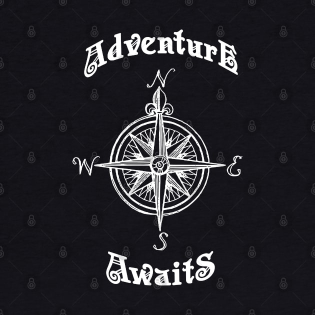 Adventure Awaits Compass Rose by TravelTeezShop